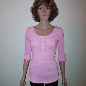 No Boundaries 3/4 Roll Button Sleeve  with Front Flap Button Pocket Size S (3/5)